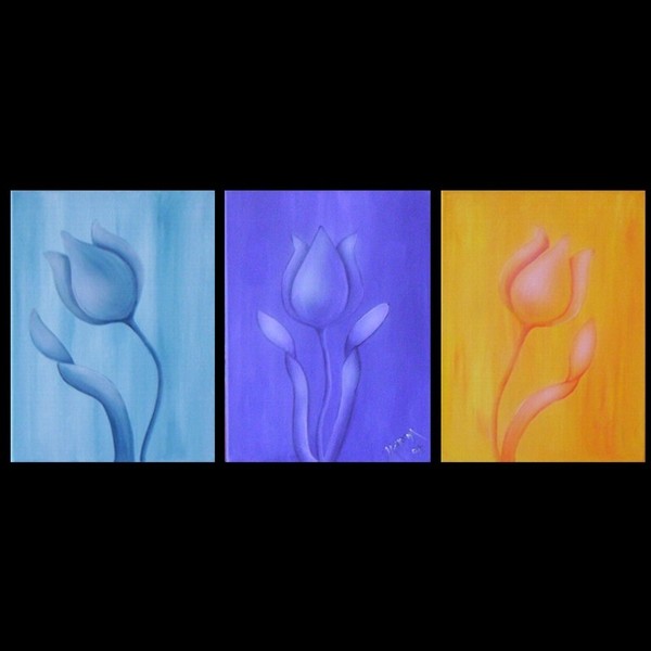 Tulip triptych