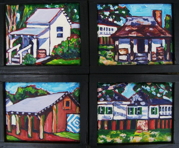 Four Views of Kent House Plantation