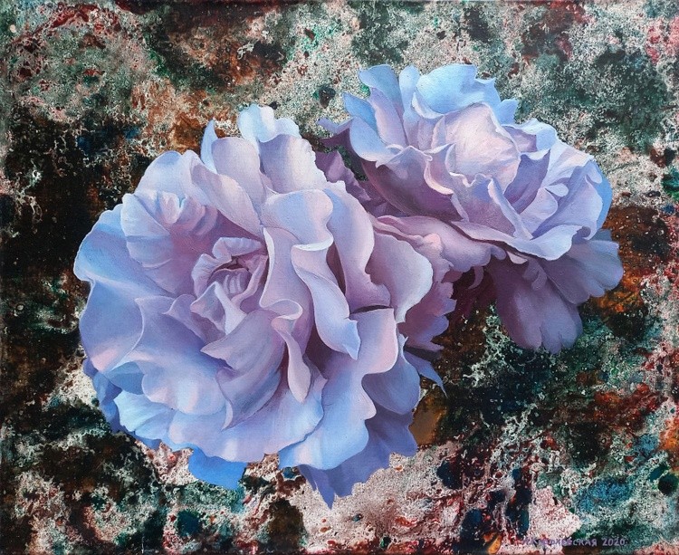Blue roses 