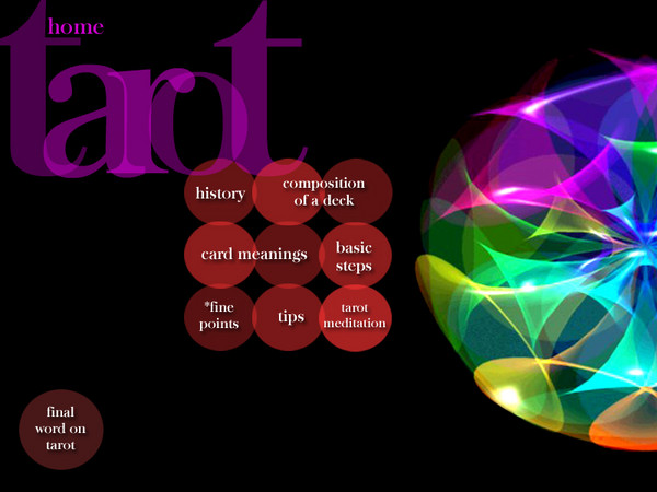 tarot cdrom homepage
