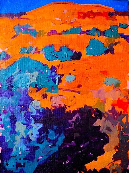  juniper landscape oil painting