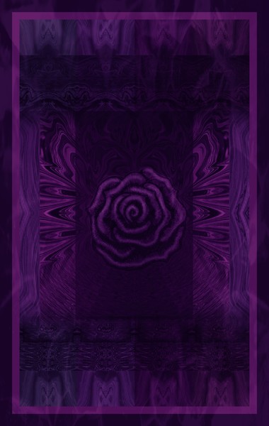 purple rose pattern