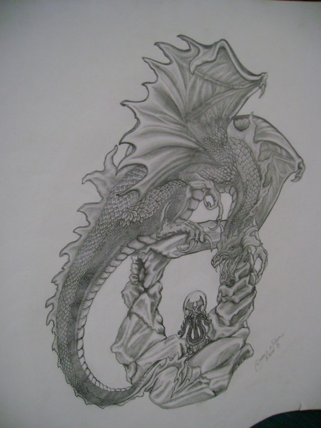 Pencil Dragon 1