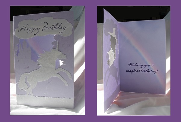 Unicorn Birthday Card