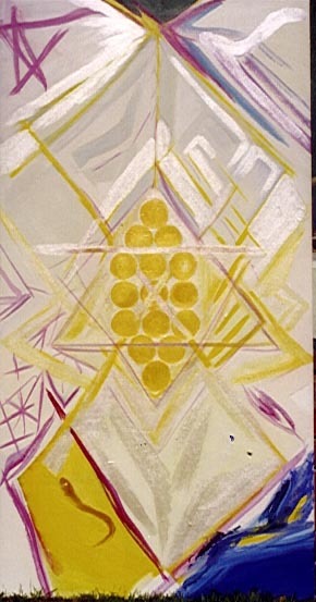 3x5 Triangles (1998) 24inches by 48 inches