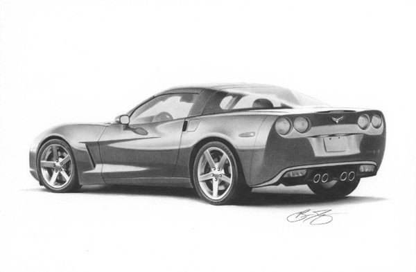 Corvette Drawing