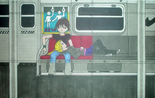 Asher on Subway