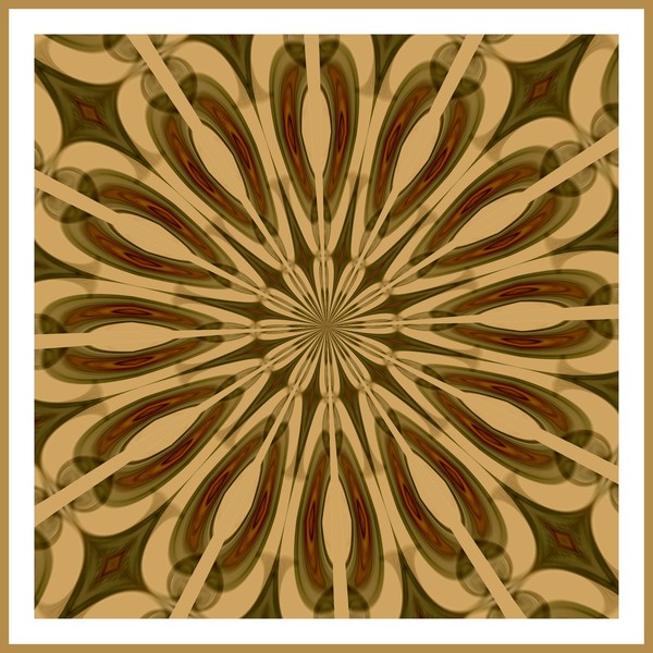 Earth Toned Kaleidoscope (Two)