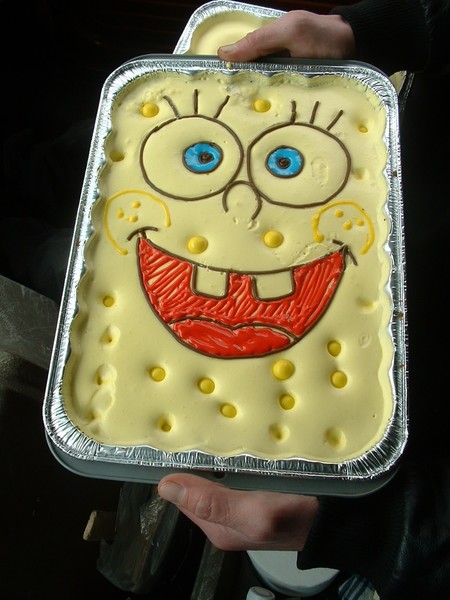 Sponge Bob Ice Cream Cake