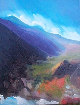 welsh mountain scene