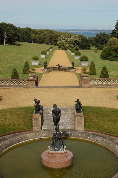 Osbourne gardens....looking towards the solent