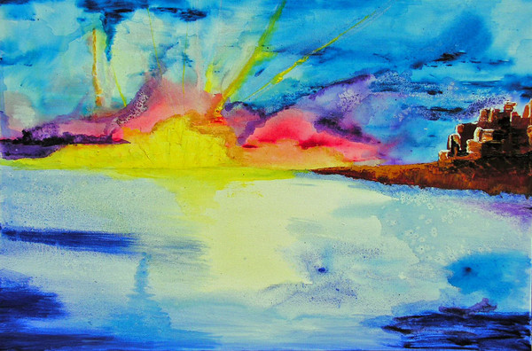 Seascape Moods Series: Number 3 - Blazing Glory