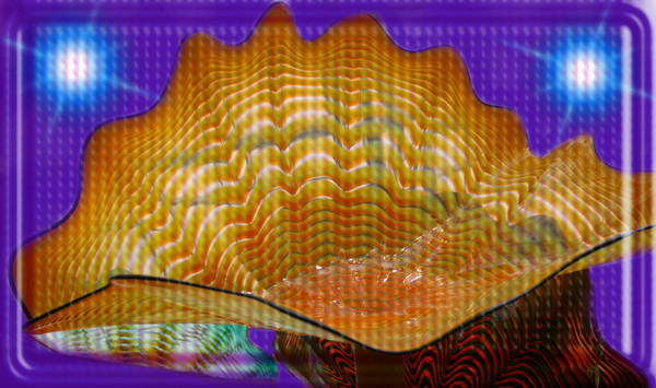 DALE CHIHULY CLAMSHELL GLASS photograph by Michael