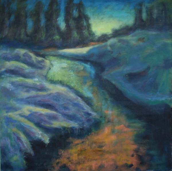 evening at snowy river