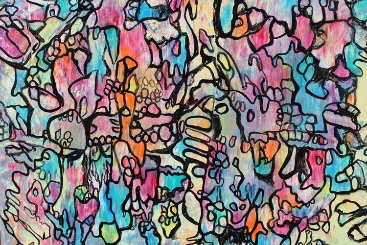 high quality colorful abstract for printed versions