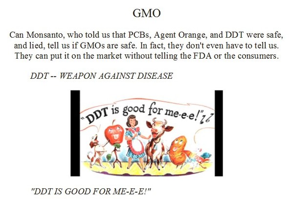 DDT IS GOOD FOR YOU