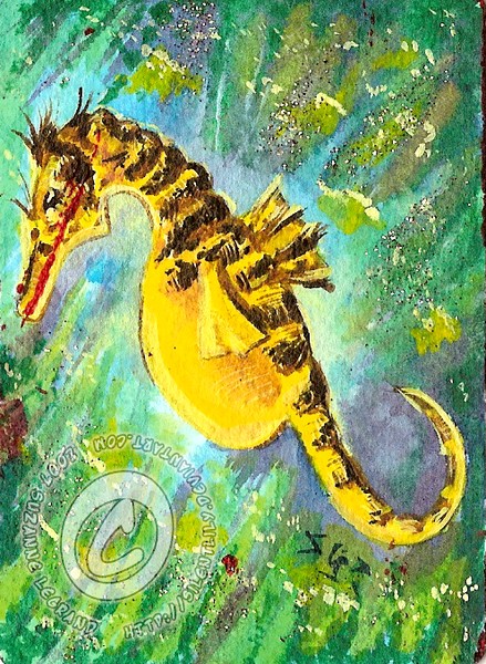 Seahorse ACEO