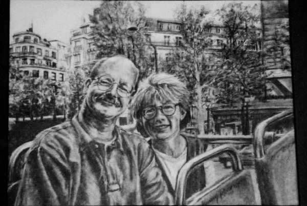 portrait in black n white
