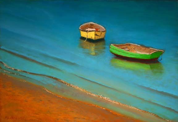 Two Boats by the Shore
