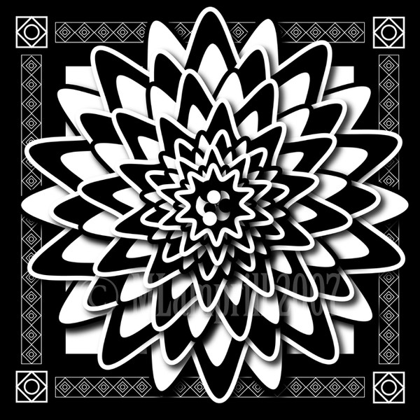 Black & White explosion