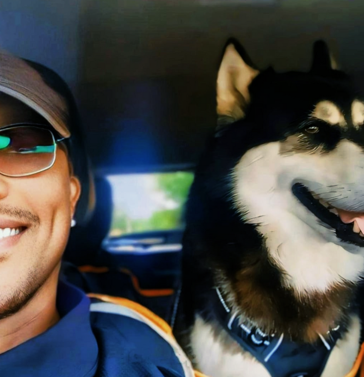 Me and my Wolfdog