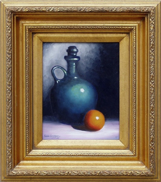 Jug and orange