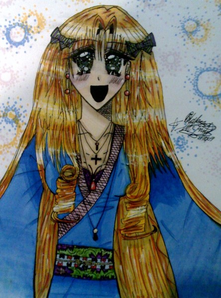 Magical kimono Girl