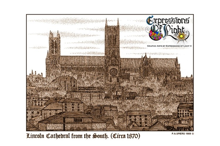 ExpoLight-Graphic-Arts-Lincoln-Cathedral-South-View-1989-0001 (Pen-&-Ink-Sepia-SP)