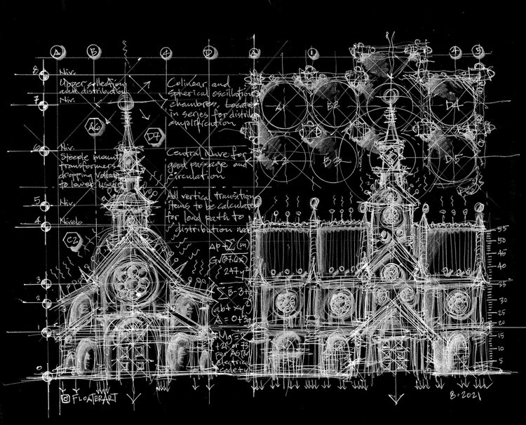 Cathodral BnW Invert