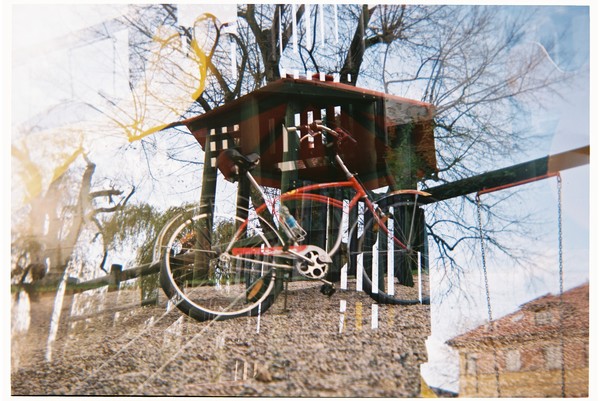 Holga Schwinn cruiser bike