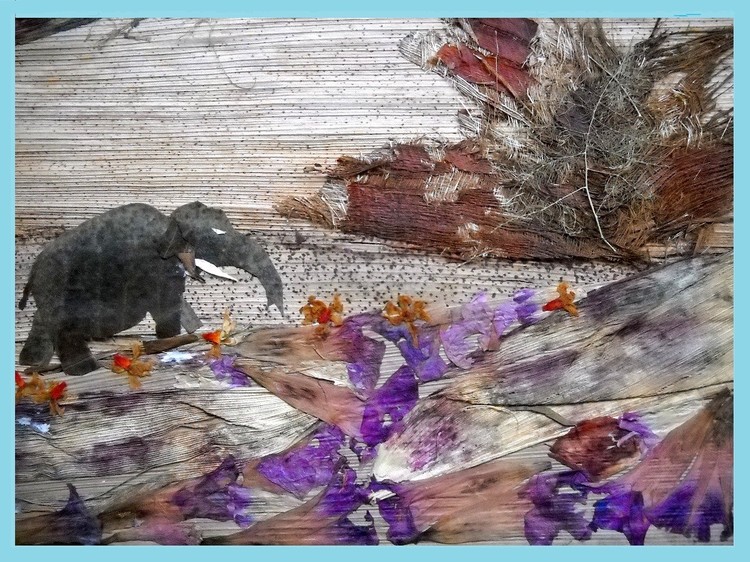 Elephant on Steep Road