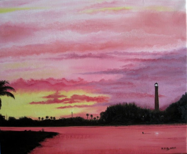 Jupiter Lighthouse Sunset
