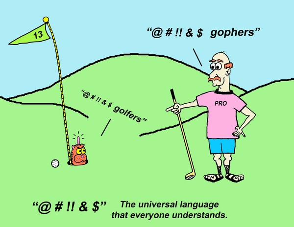 golfers and gophers
