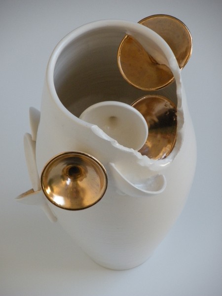 Katherine Dube:  Eclipse Vase III (detail)
