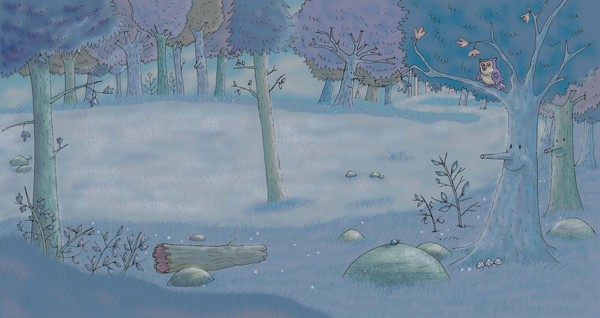 spooky trees background