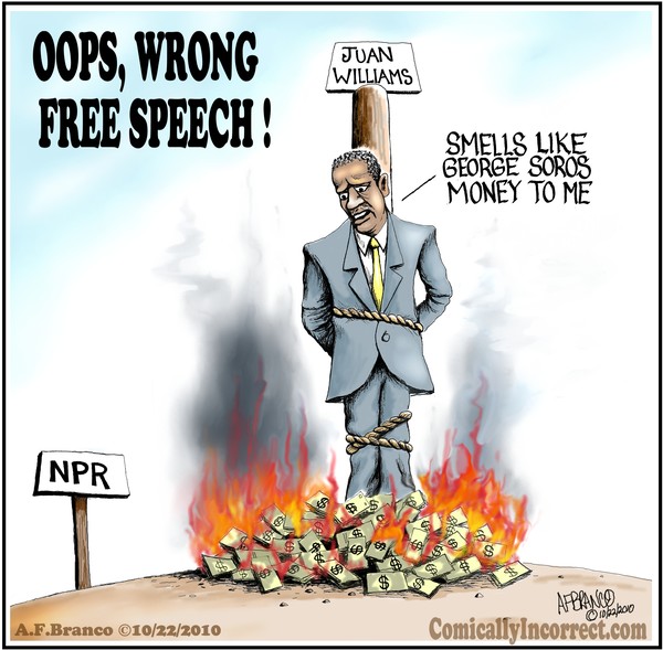 Juan Williams NPR (Cartoon)
