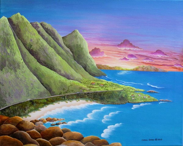 Sunset Oahu Hawaii