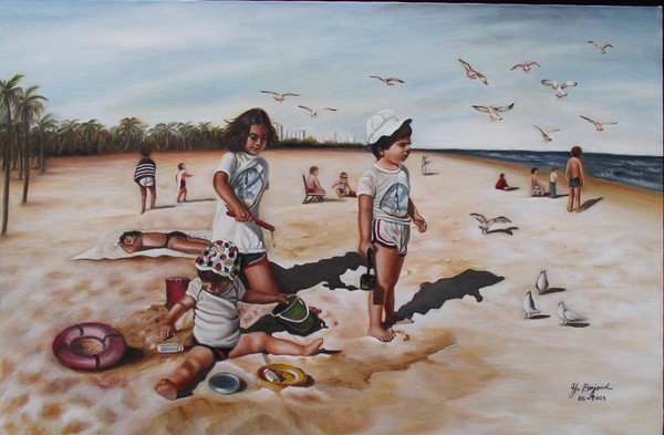 A sunny day at the beach