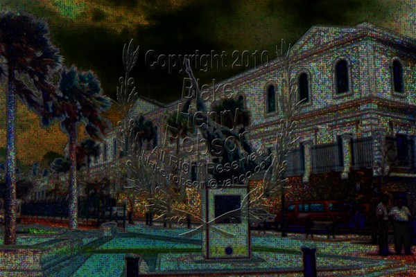 Porte Rico dark tropical sky