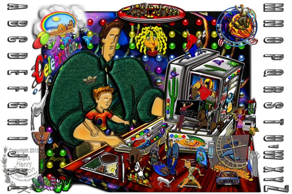 Father and Son at computer Education Collage