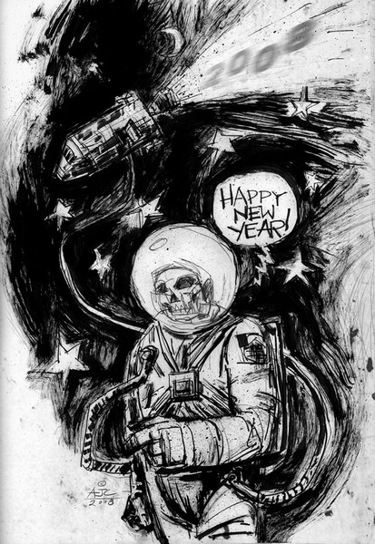 Space Skull New Year 2008