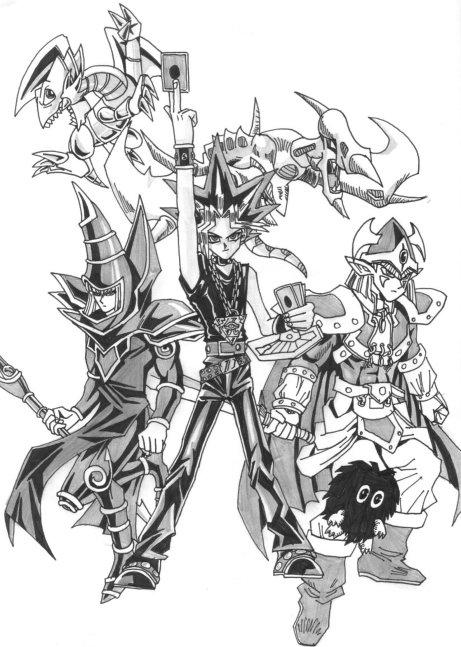 Yugi and Duel monsters