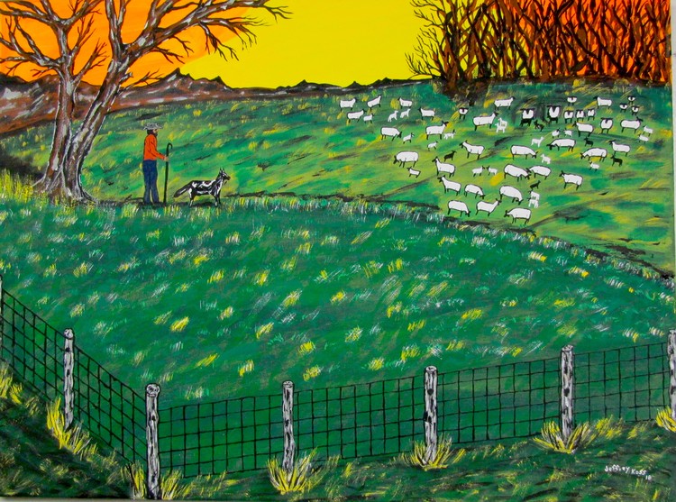 Peaceful Sheep Pastures