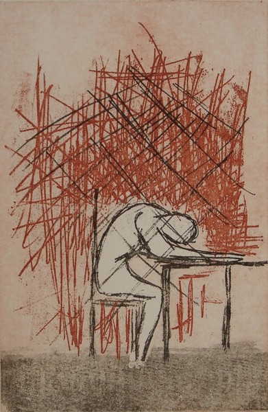 Franz Kafka The Trial - K. at the desk