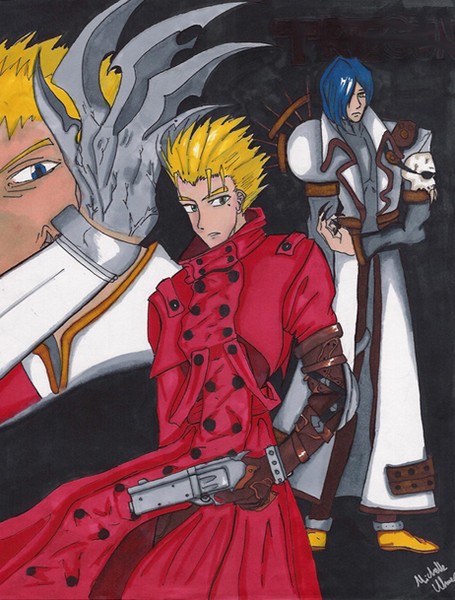 Vash, Legato and  Knives