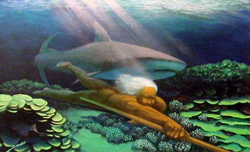 Ka poe O Kahiko-Ancient Fisherman of the Sea