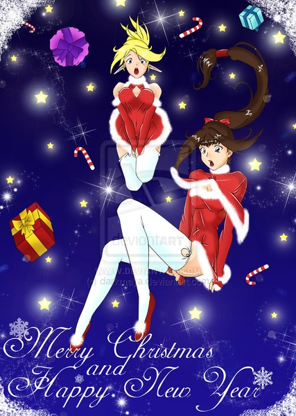 Merry Xmas And Happy New Year by darkmaya