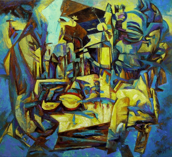 Still-life -  Images on a table