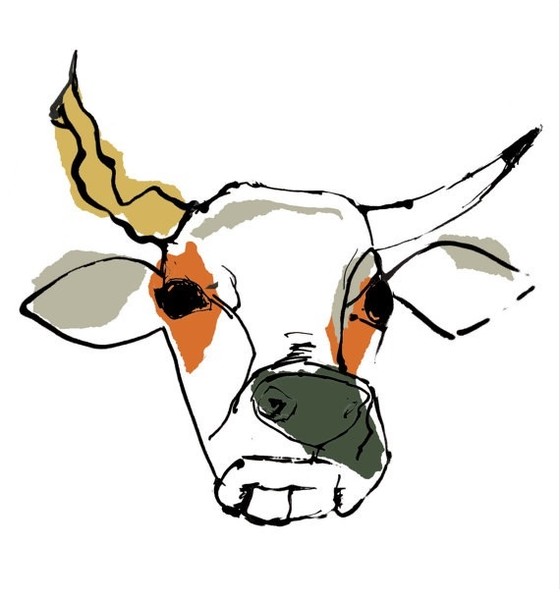 This is the Cow with the Crumpled Horn....