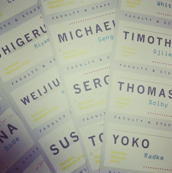 F&S: Name Cards
